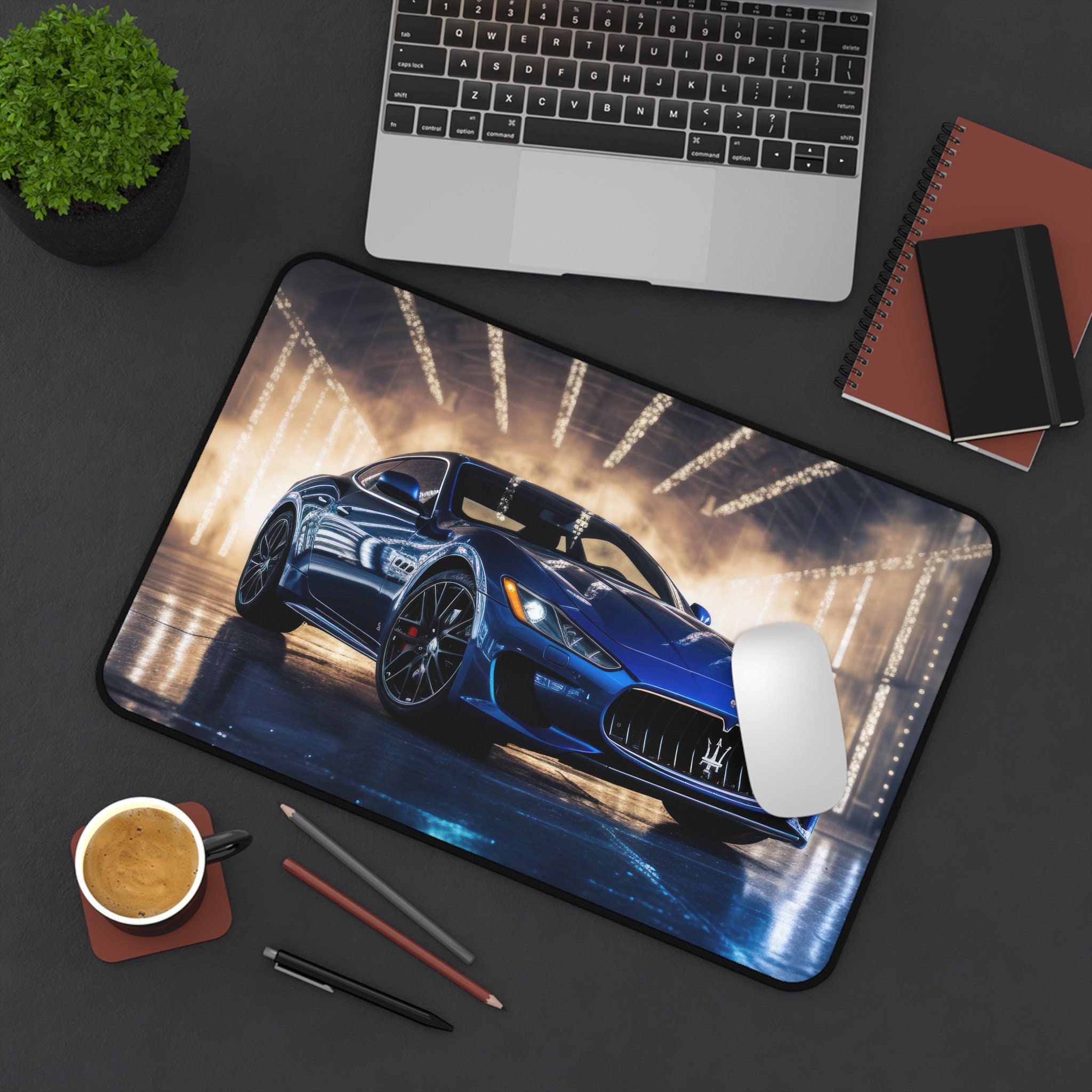 Maserati GranTurismo Gaming Mouse Pad | Large Gaming Desk Mat | Gift for Gamers | Ideal Cute Office Dekor | Desk Accessories
