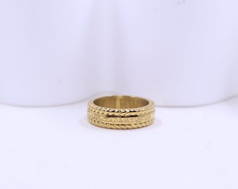 Soul Ring | Islamic Jewelry | 18k Gold Plated Jewelry | Waterproof | Tarnish Resistant | Eid Gift | Mother&#39;s Day Gift | Size 7 Ring
