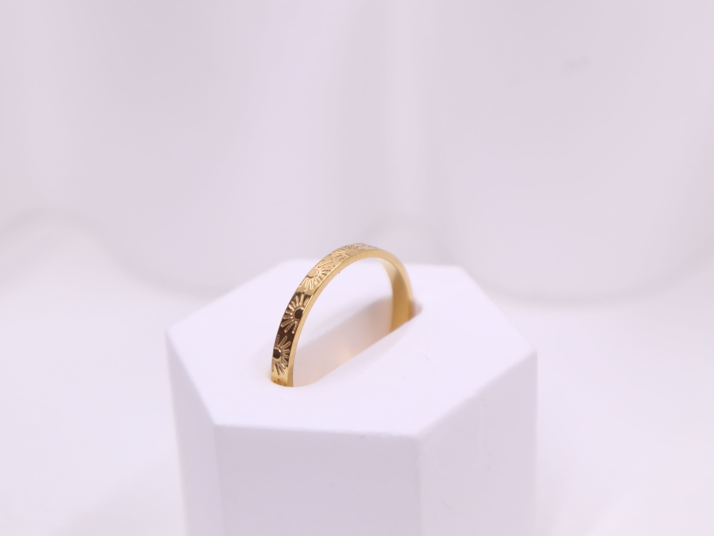 Sunshine Ring | Sun | Sunset Ring | Beach Jewelry | Waterproof | Minimal | Bridesmaid Gift | Dainty Jewelry | Statement Ring | Gifts For Her