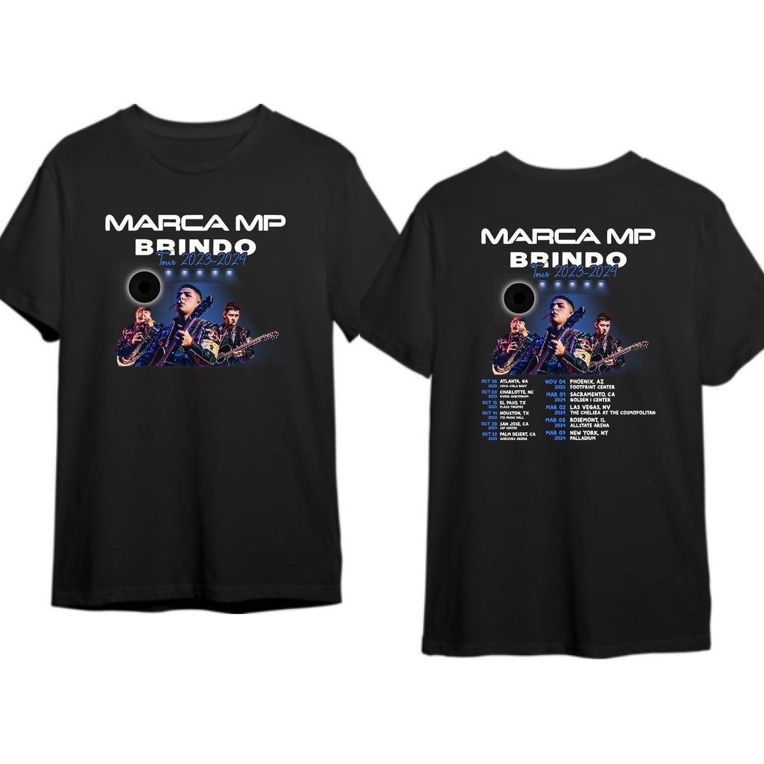 Marca MP Brindo Tour 2024 Shirt Marca MP Band Fan Tshirt Etsy