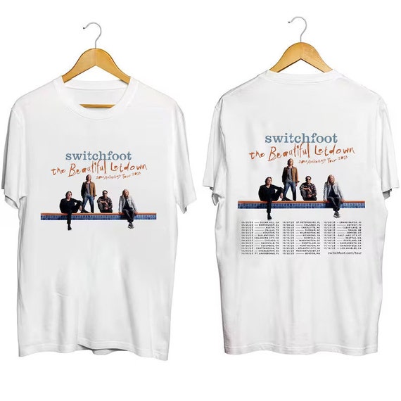PINEMART Switchfoot Live 2023 Switchfoot Beautiful Letdown Shirt || Switchfoot The Beautiful Letdown 2023 Tour T-Shirt