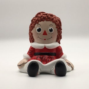 Raggedy Ann als Mrs. Claus Weihnachtsfigur 1974 Bobbs-Merrill Co.