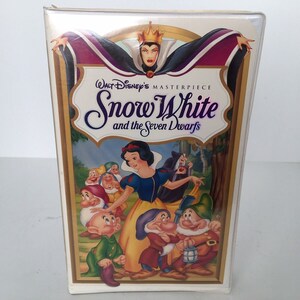 Snow White and the Seven Dwarfs VHS 1994 Walt Disney Masterpiece Collection