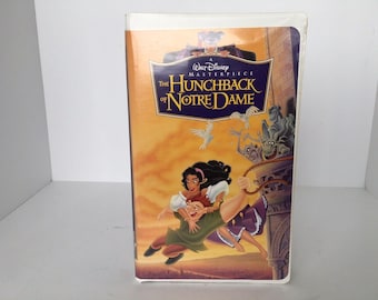 The Hunchback of Notre Dame VHS 1997 Walt Disney Masterpiece Collection