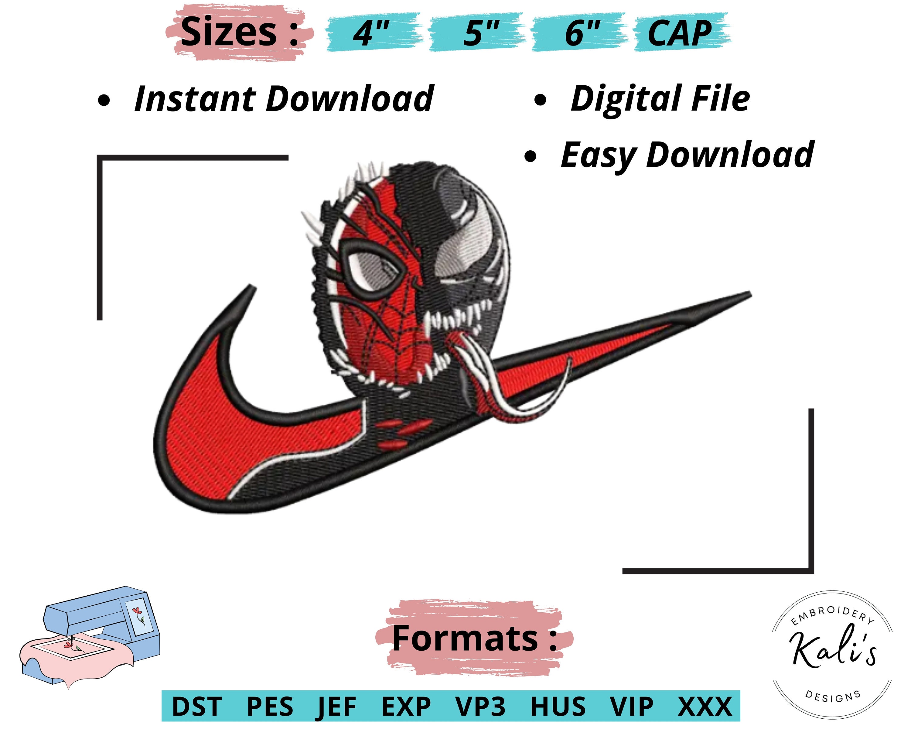 Spiderman&venom Machine Embroidery Designs I Embroidery Files I Instant