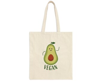 Vegan Avocado Tote Bag