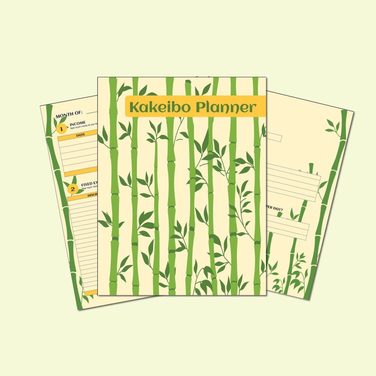 Kakeibo Printable Planner - Etsy