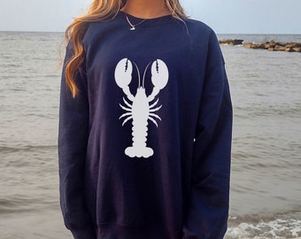 Coastal Granddaughter Crewneck, Trendy Beach Oversized Sweatshirt, Coastal Cowgirl Aesthetic, Lobster Shirt, Women's Oversized Sweatshirt