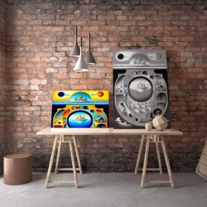 Windows of Pure Reason: A 5-in-1 Bundle Unveiling Surrealism and Abstract Art in Wall Painting Mastery through AI Digital Art image 10