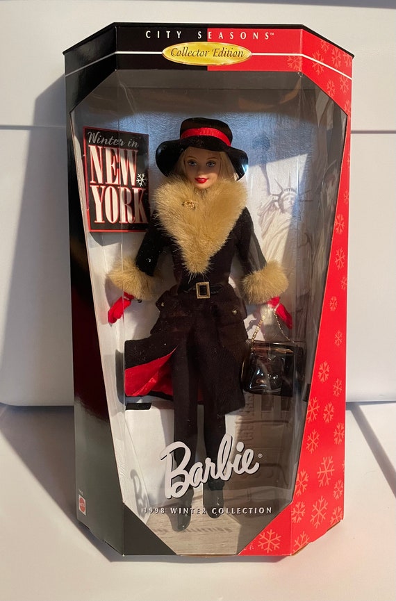 vintage barbie winter in new york barbie