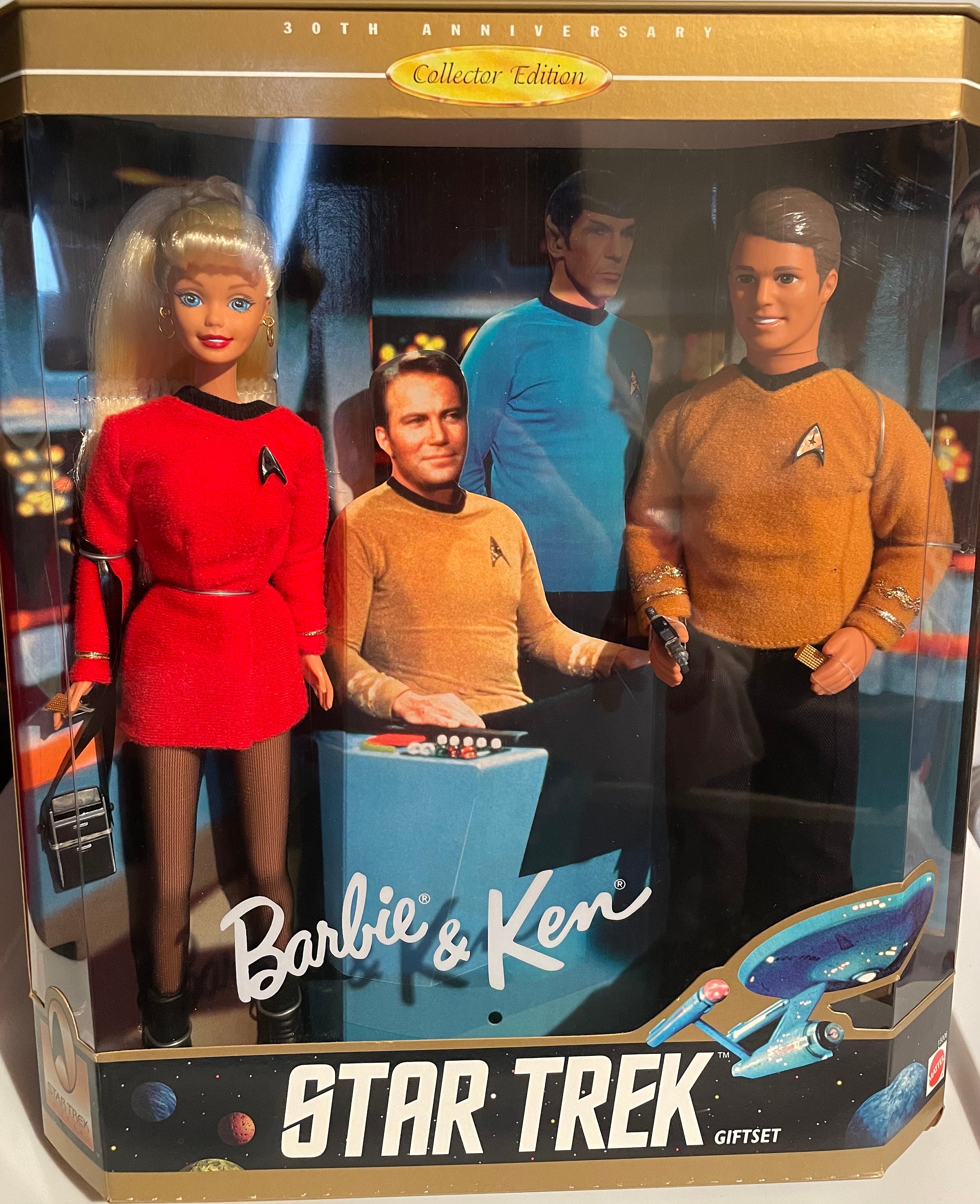 Barbie and ken star trek sale gift set value