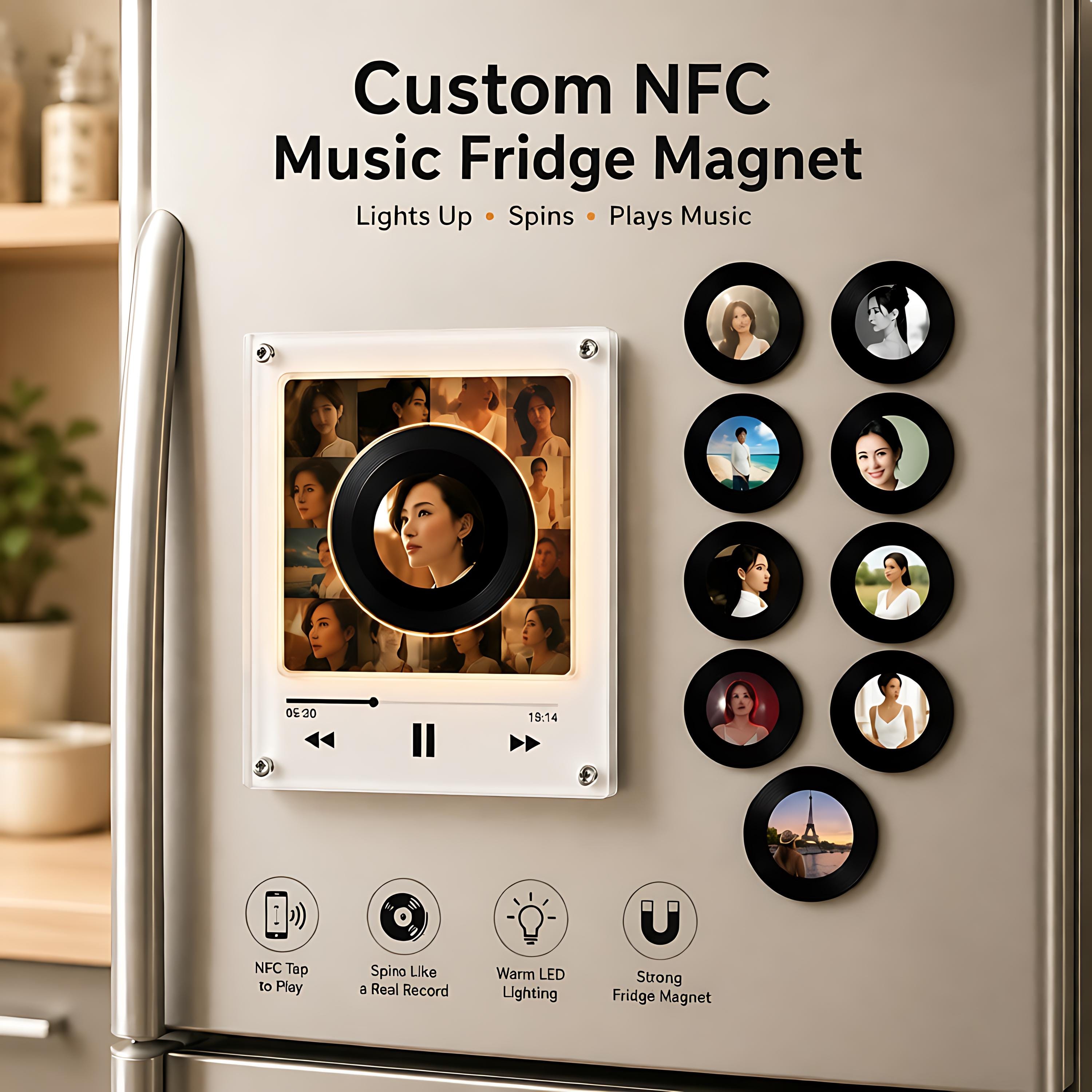 Bts Refrigerator Magnet Music Player - Etsy