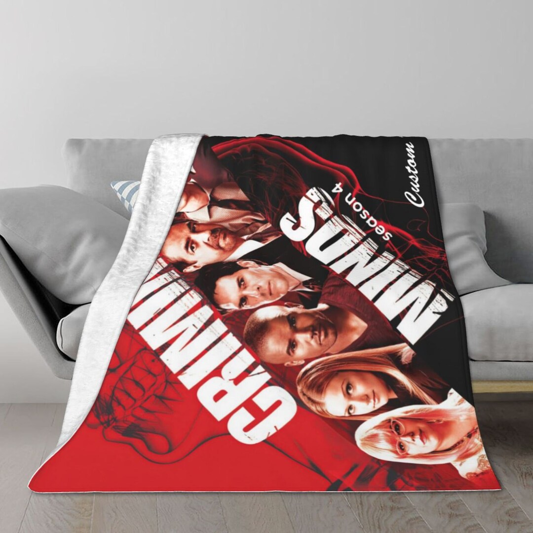 Criminal Minds Blanket Custom Name Blanket Flannel Fleece 3D Etsy