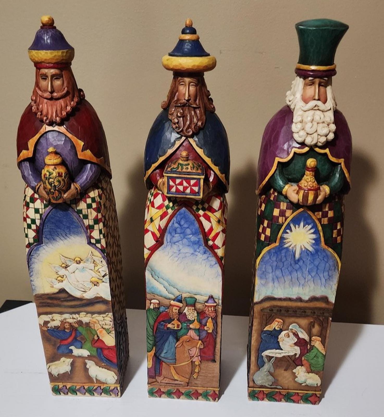 Heartwood Creek Jim Shore Nativity Wise Men Set 3 Figurines