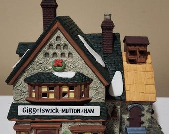 Department 56 the Original Shops of Dickens Village - Set of Seven