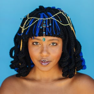 Cleopatra Crocheted Wig