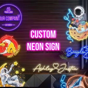 Placa de neon LED | Placa de neon personalizada | Placa de casamento | Placa de neon personalizada | Placa de nome de neon | Placa de boas-vindas | Placa de logotipo personalizada | Placa de chá de panela