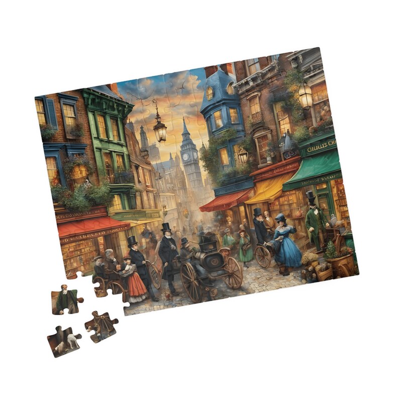 The WORLD of CHARLES DICKENS 1000 piece A Jigsaw Puzzle by Barry Falls The WORLD of CHARLES DICKENS 1000 piece A Jigsaw Puzzle by Barry Falls