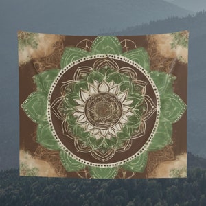 Yoga Studio Sacred Geometry Tapestry, Wall Hanging, Boho, Indian, and Floral Tapestry, Wall Art, Wall Decoration, Gift, Home Decor