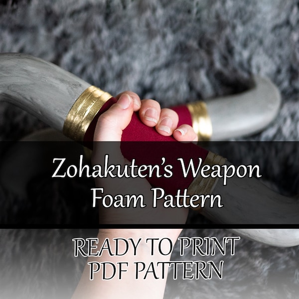 Zohakuten Weapon Pattern - PDF | Kimetsu no Yaiba Demon Slayer Hantengu cosplay DIY craft roleplay foam costume