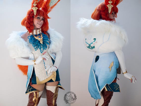 Aurora - Coat Patterns & Tutorial | League of Legends Cosplay, DIY