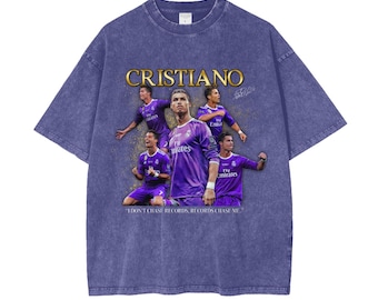 CR7 - Camiseta de gran tamaño