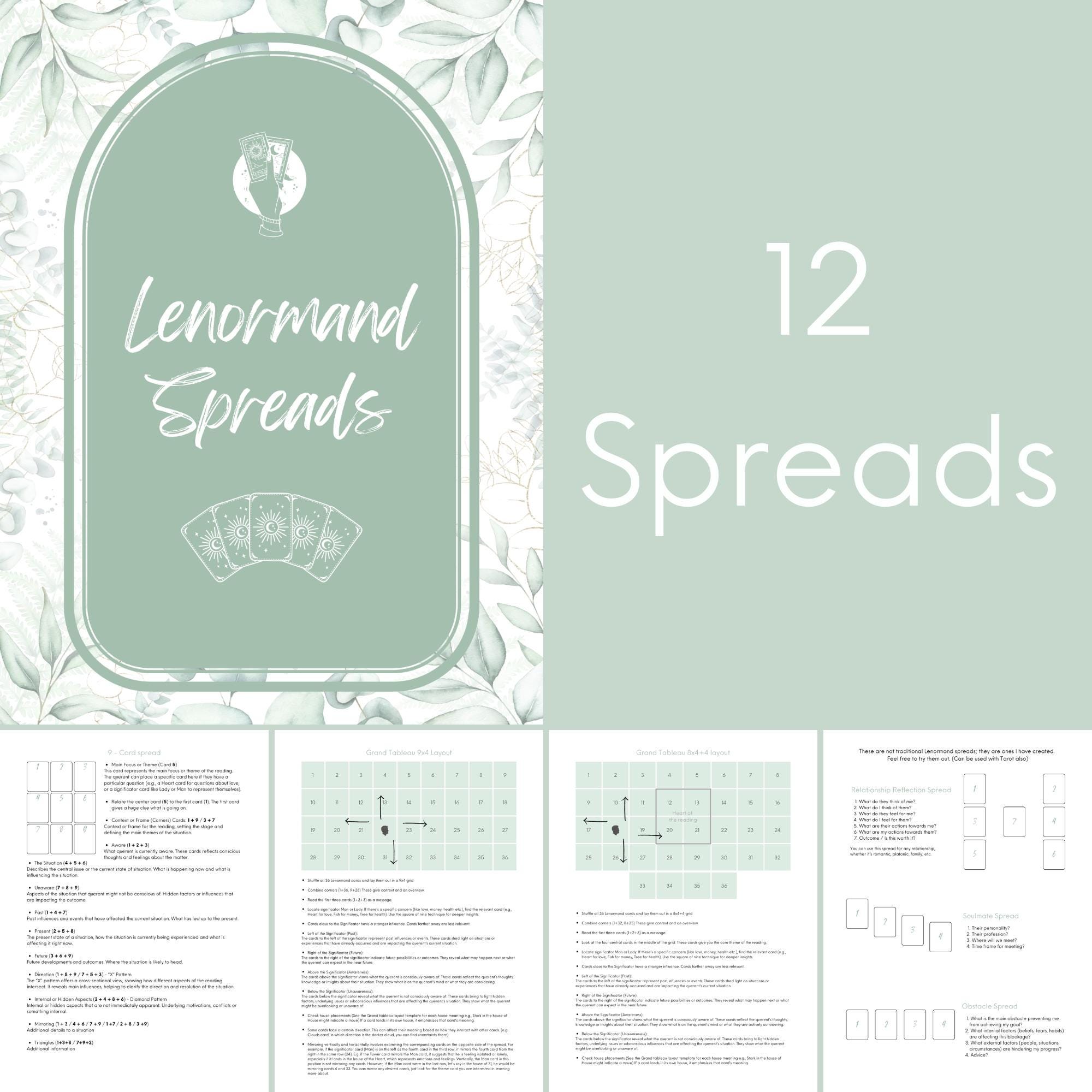 All In One Guide.pdf Lenormand Starter Kit All-in-one Guide for Beginners - Etsy