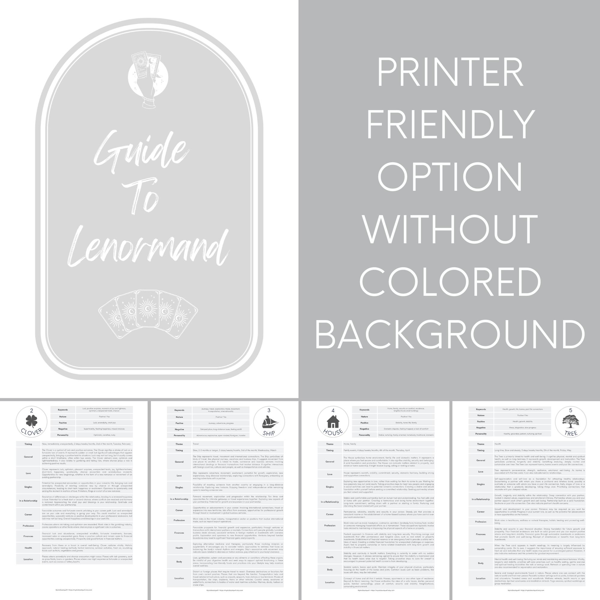 All In One Guide.pdf Lenormand Starter Kit All-in-one Guide for Beginners - Etsy