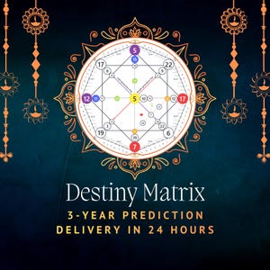Destiny Matrix 3-Year Time Period Energy Reading - Delivered Within 24 Hours Guarantee