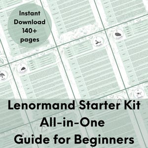 Lenormand Starter Kit All-in-One Guide for Beginners