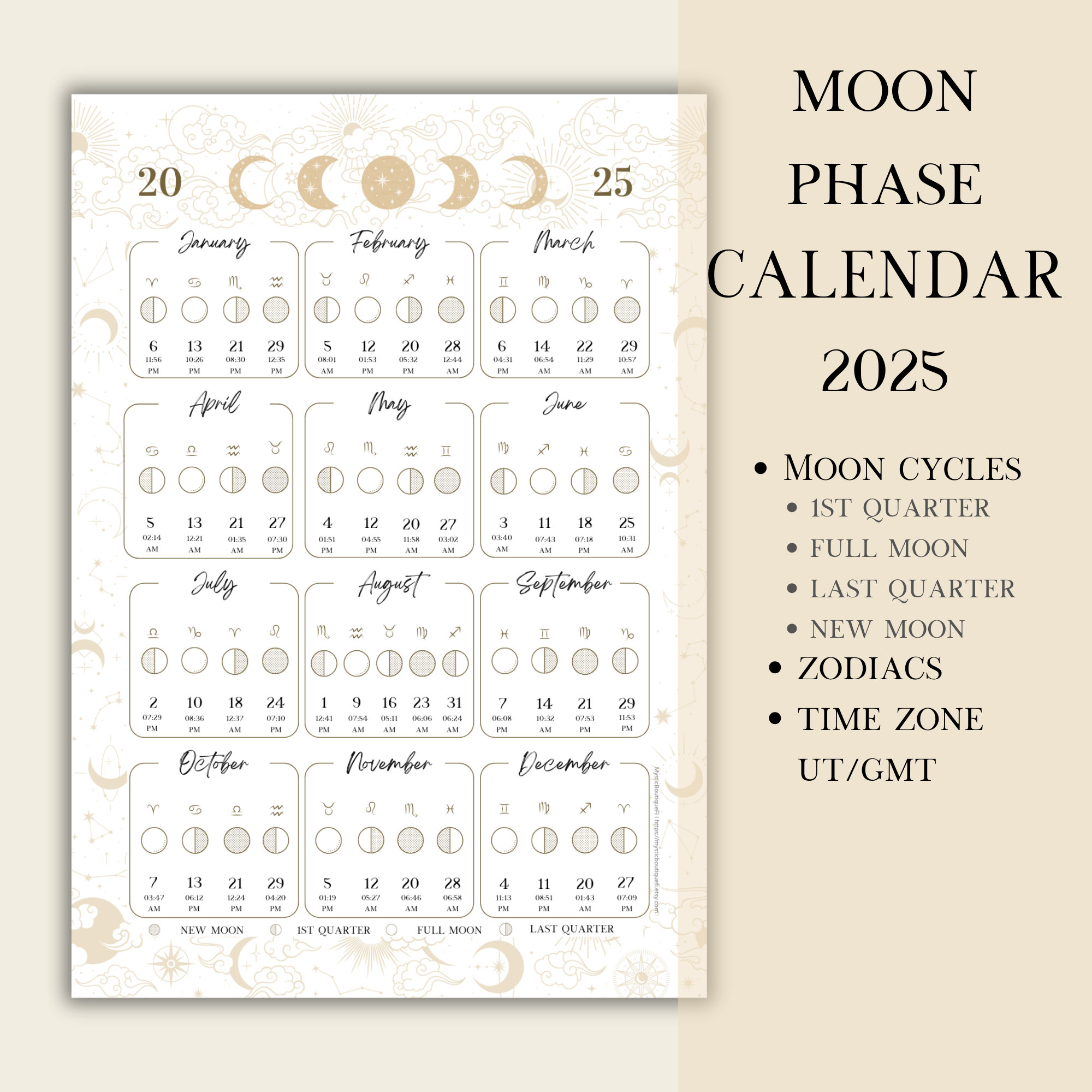 2025 Lunar Calenda2025 Calendar Art Activity Pdf Kayla Sharon