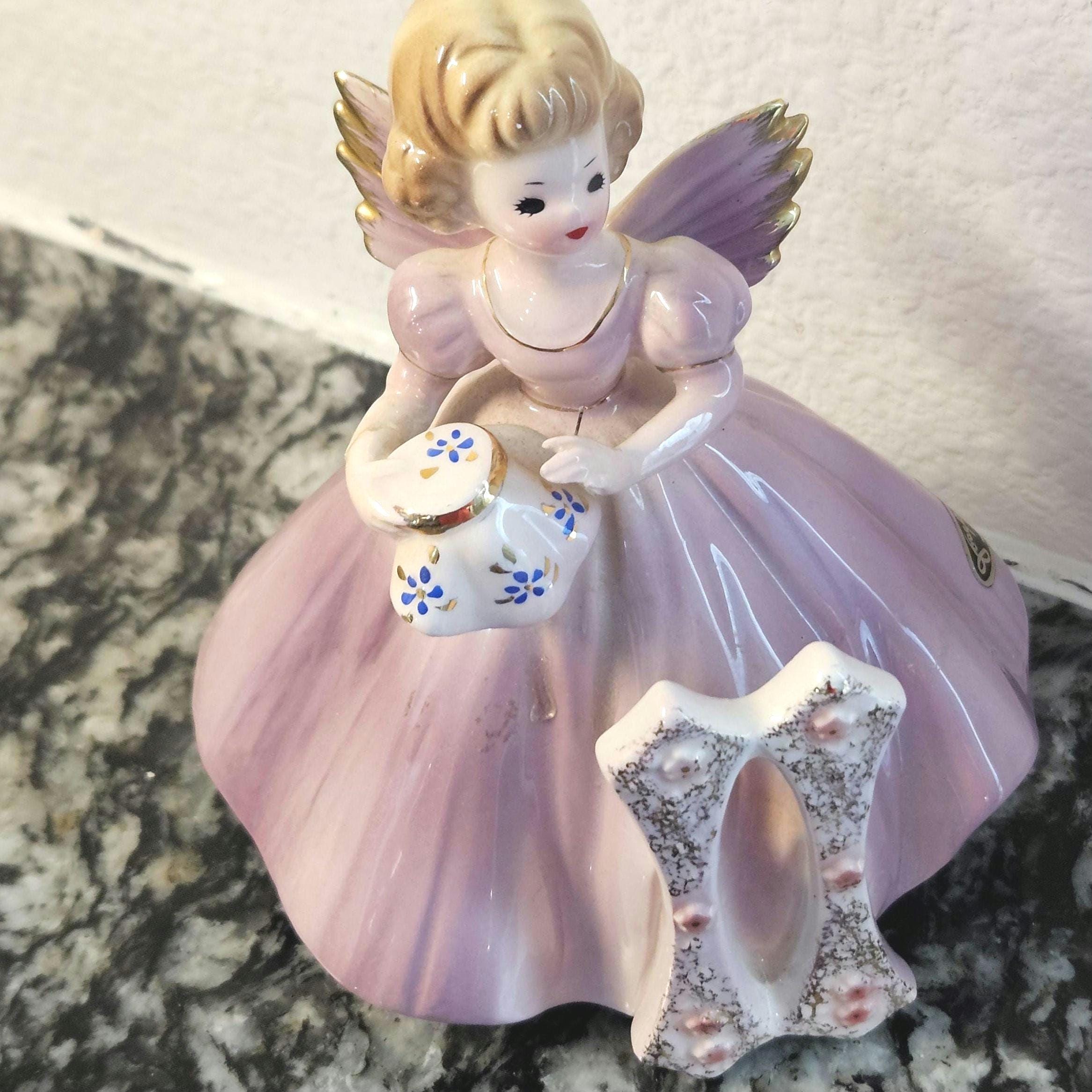 Vintage Porcelain Angel Figurines Japan - Etsy