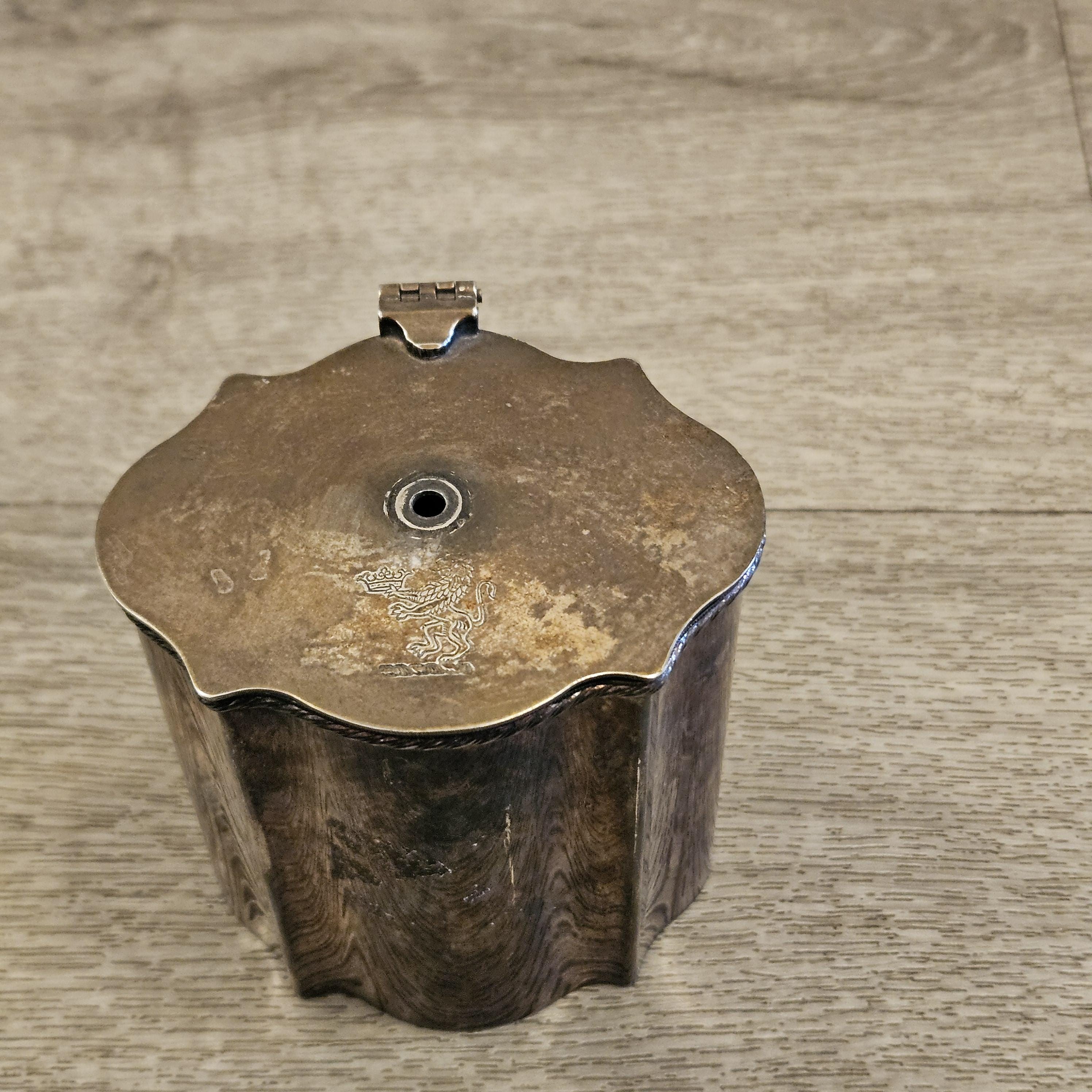 Silverplate Tea Caddy - Etsy