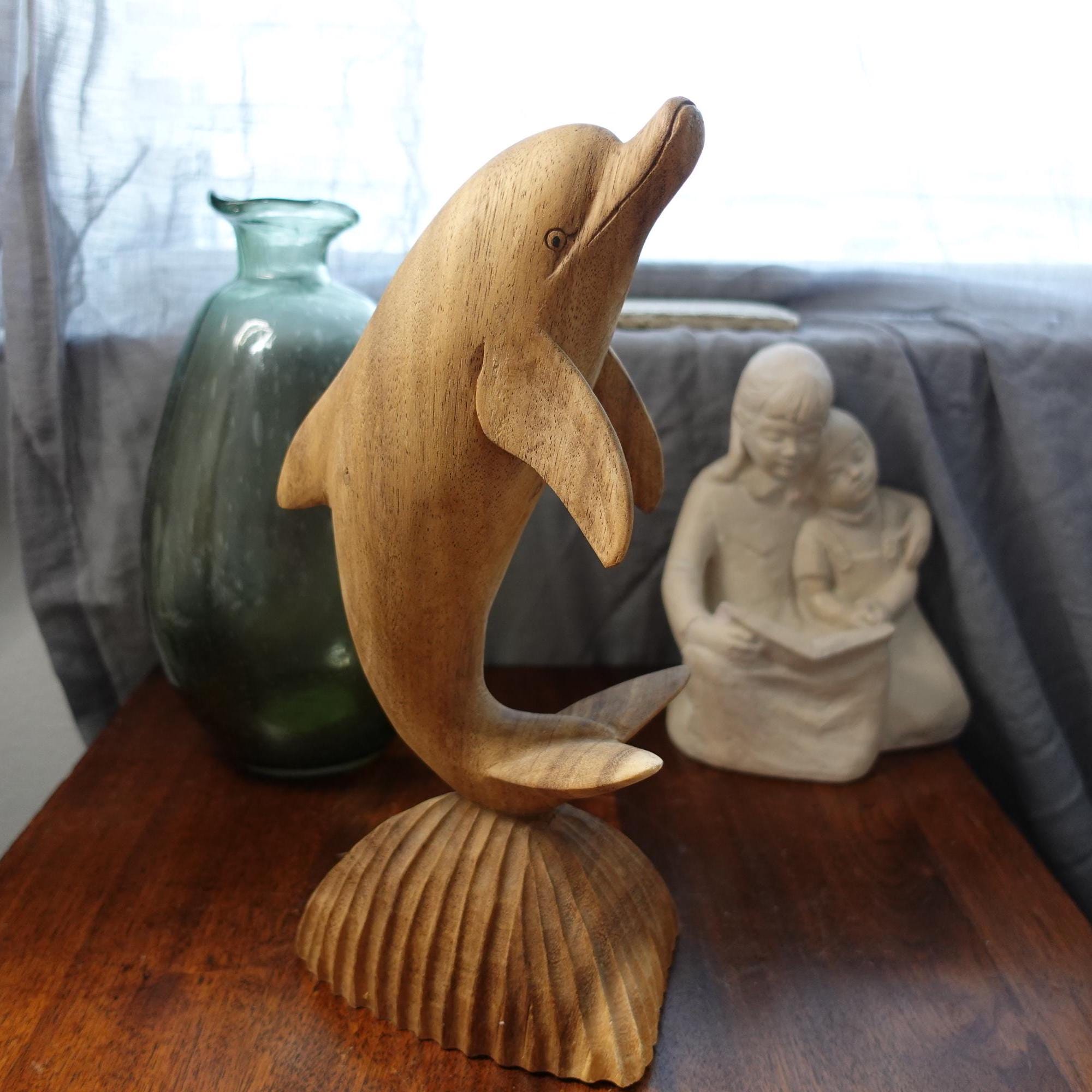 Teak Wood Dolphin - Etsy Teak Wood Dolphin - Etsy