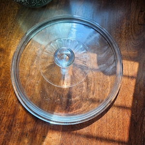 Pyrex 624 C Replacement Lid 8.75&quot; Round Clear Glass