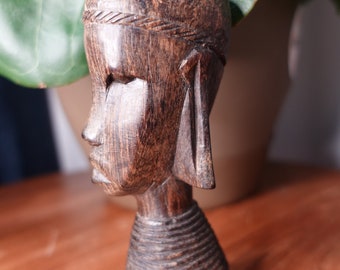 ヴィンテージアフリカ黒檀木彫り彫刻 - Etsy 日本
