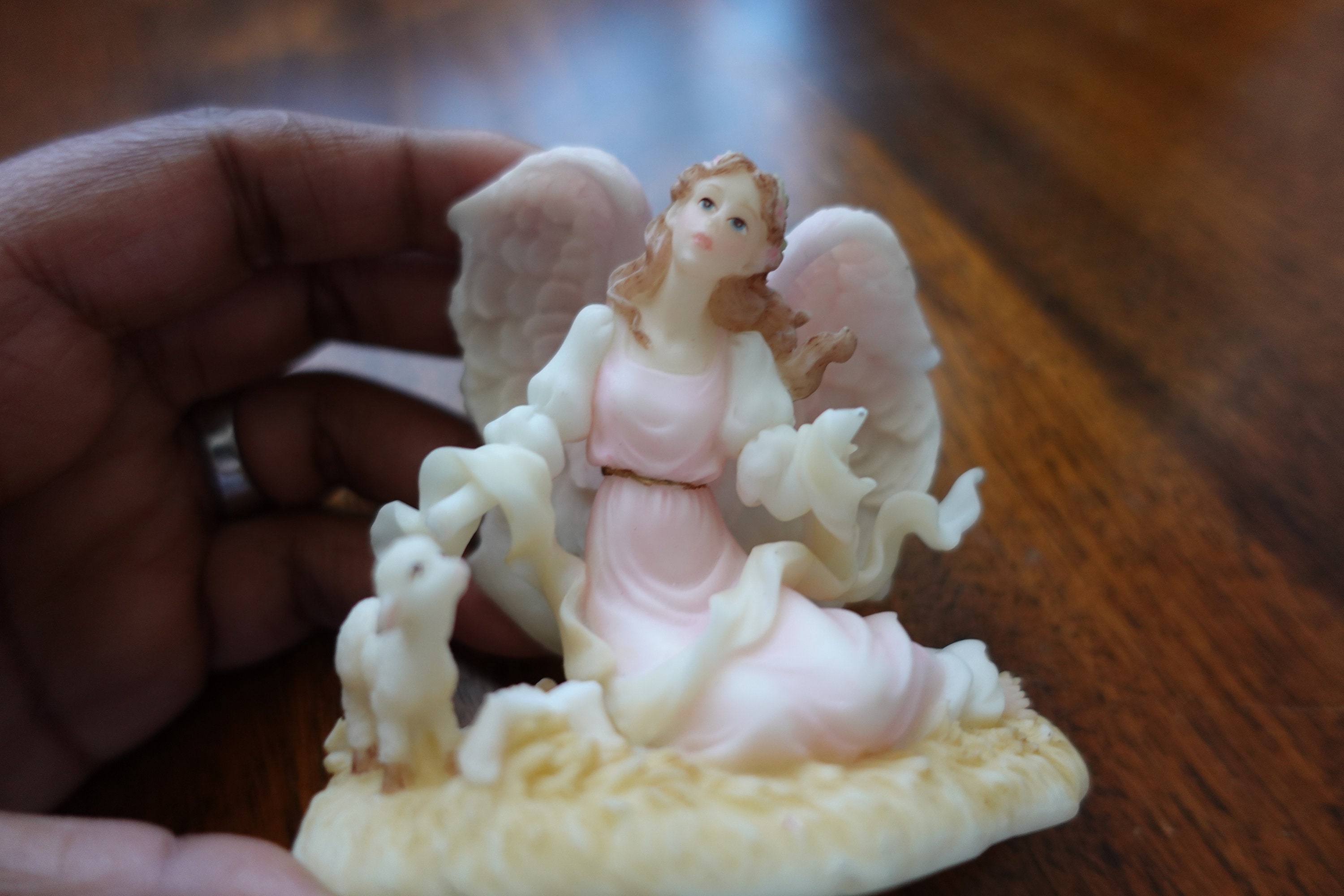 Seraphim Angel Classics 'cecilia' Figurine- Pink and Gold