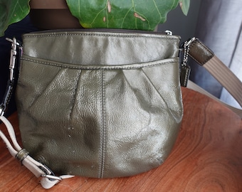 バッグ 00s old coach archive one shoulder bag Coach Handbag Y2K One Shoulder Signature Canvas Beige h0732