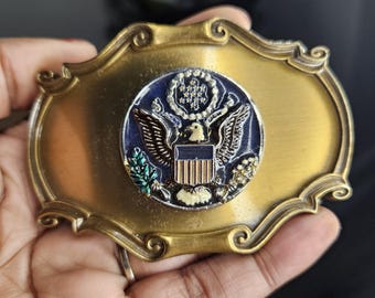 Vintage Raintree 1978 Belt Buckle United States of America  display picture 1