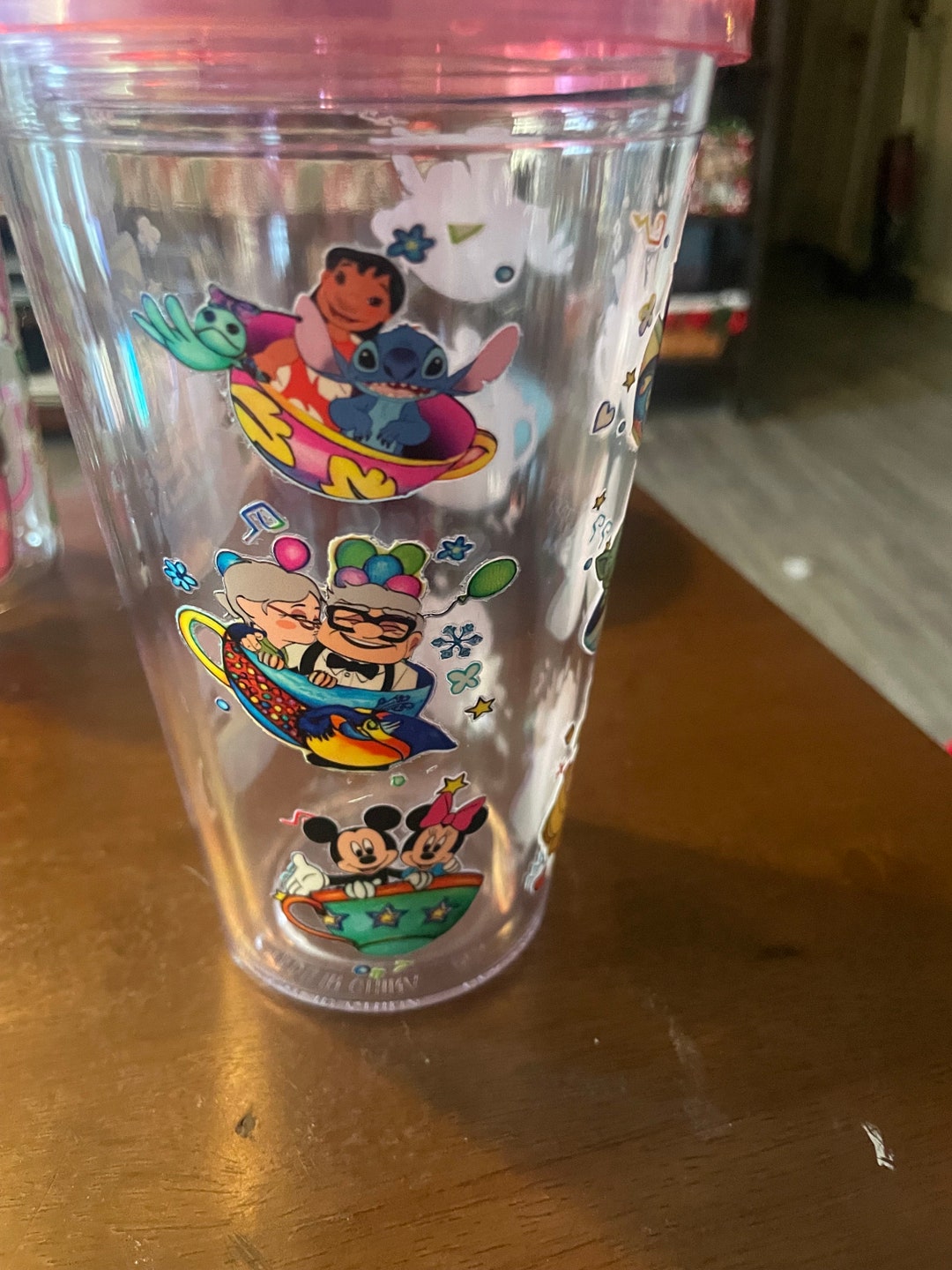 Disney Tea Cup Tumbler Etsy