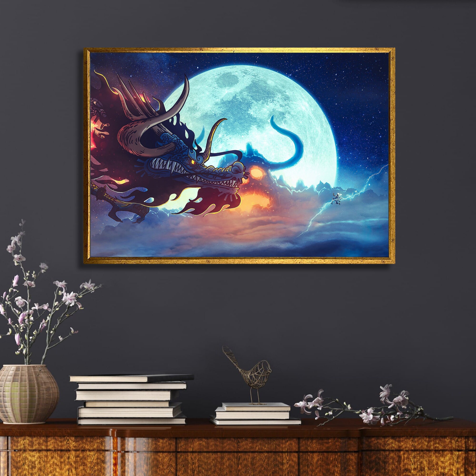 Kaido Uo Uo No Mi Canvas Print for Sale by Qadzfar