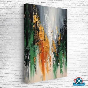 Oil-Painting Style Abstract Canvas Painting, Classic Canvas Art, Modern Canvas Wall Decor, Housewarming Gifts, Framed Canvas Wall Art