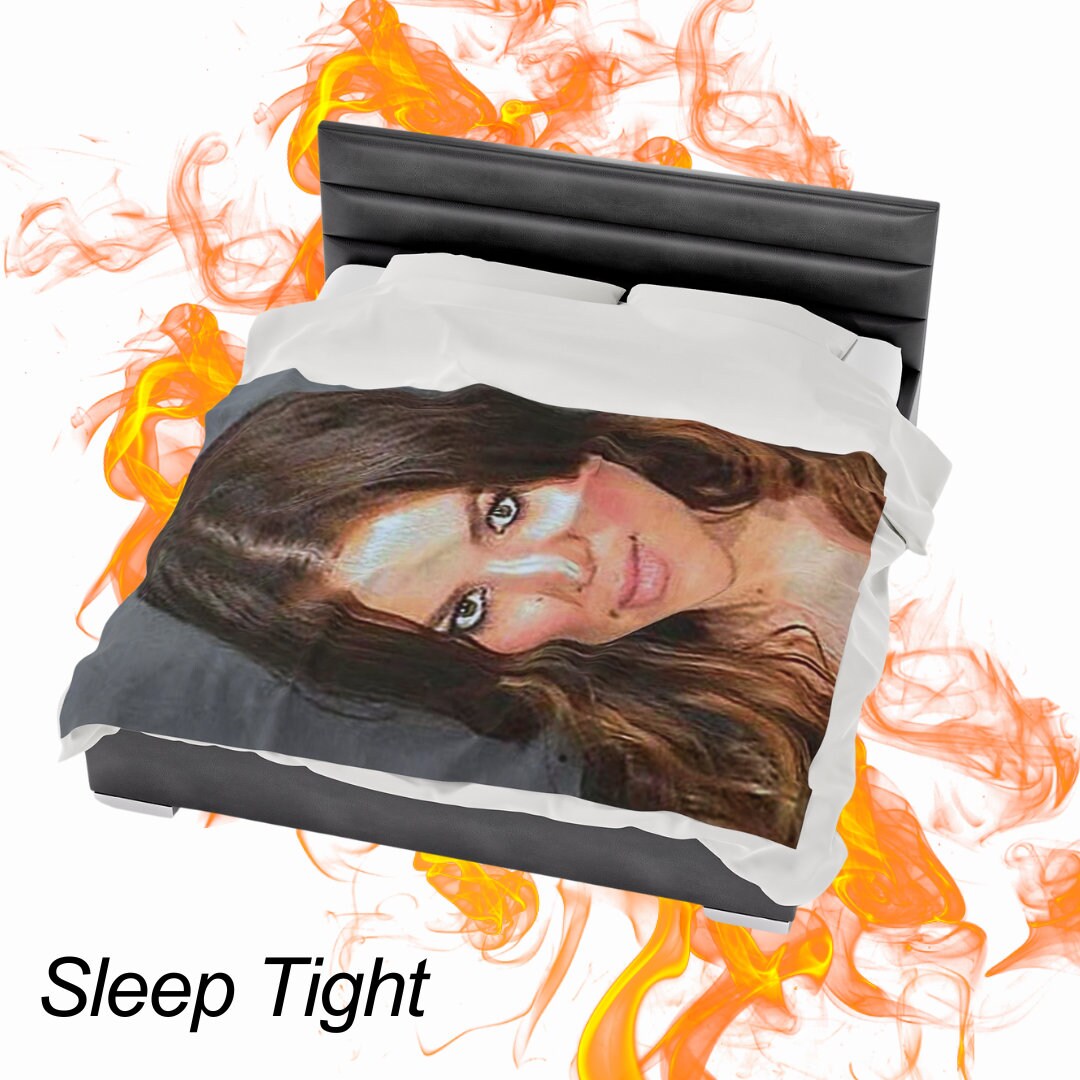 Khloe Kardashian Mugshot Blanket celebrity Mug Shot, Funny Blanket