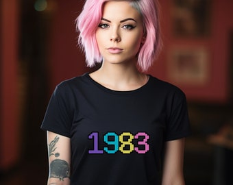 Vintage 1983 T-shirt, Vintage 1983 shirt, 1983 birthday shirt, gift for him, gift for her, birthday gift, Gift for mom, Gift for Dad