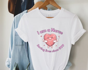 Personalized Custom Nurse Shirt, Nurse Thirt, Gift for her, Gift for him, Anniversary gift, Nurse Gift, Personalized Gift, Custom Nurse