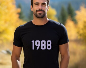 Vintage 1988 T-shirt, Vintage 1988 shirt, 1988 birthday shirt, gift for him, gift for her, birthday gift, Gift for mom, Gift for Dad