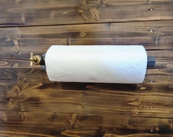 Metall Küchenrollenhalter im Industrial Design, Wandmontierter Papierhandtuchhalter,  Küchenpapierhalter, Geschenk Einweihungsparty, Küche