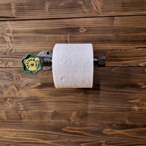 Metal toilet paper holder in industrial design, toilet paper dispenser, toilet paper holder, bathroom furniture, bathroom decoration