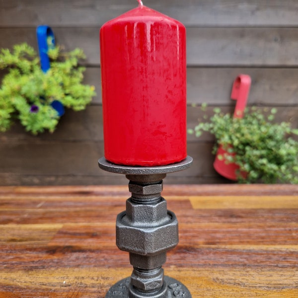 Kerzenständer im Industrial Design, Retro Vintage Kerzenhalter