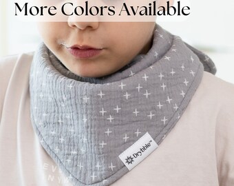 Niño GRUESO Bandana Bib / Babero impermeable y absorbente para necesidades especiales / Babero de algodón orgánico / Babero de baba para niños pequeños / Bufanda de baba / Babero de dignidad